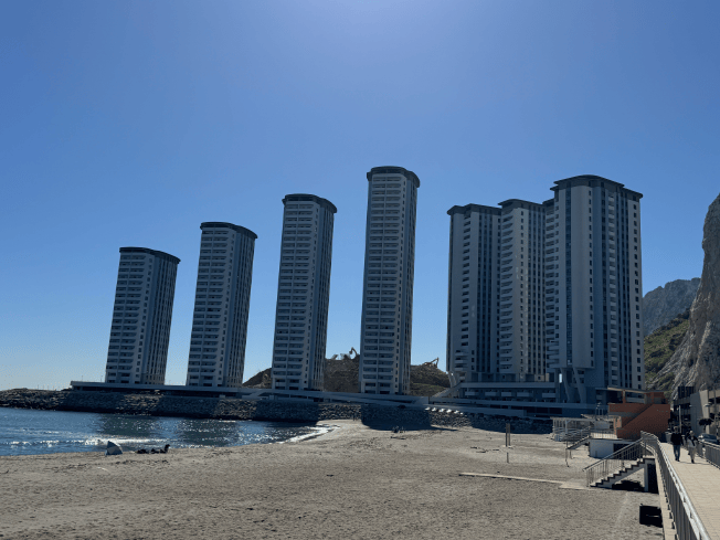 Urban facade perspective