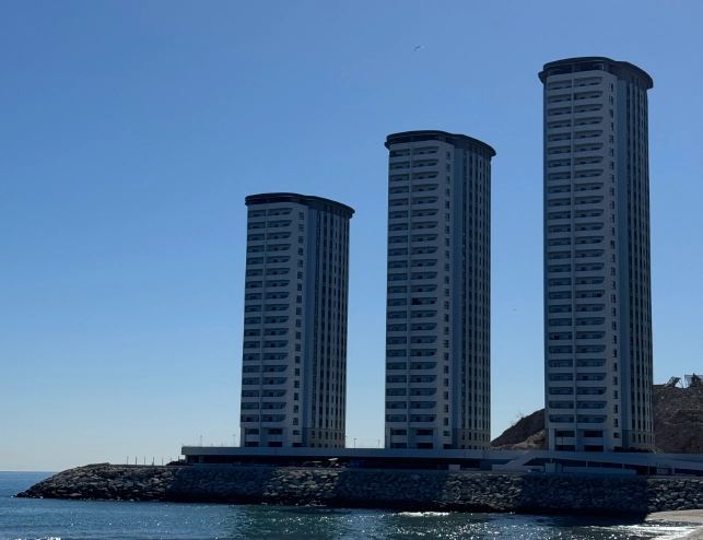 Three tall buildings